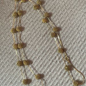 Long Gold Necklace